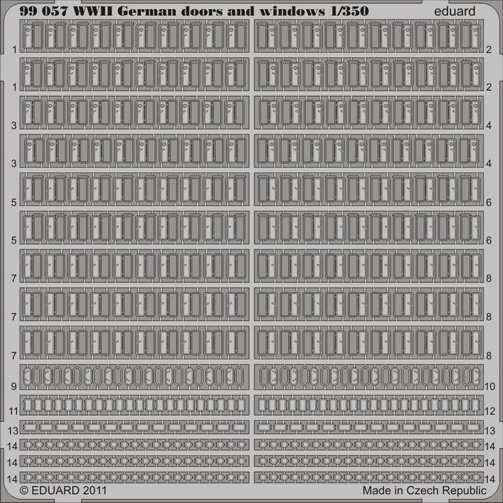 Image du produit Eduard WWII Portes et fenêtres allemandes