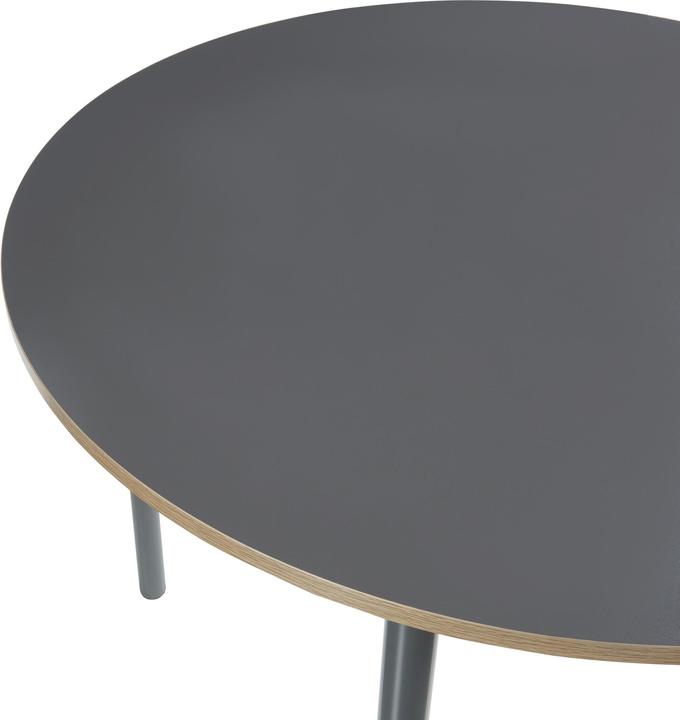 Immagine prodotto En.Casa Tavolo da pranzo Lindesberg per 4 persone Ø100 cm Grigio (Ø 100 x 75 cm)