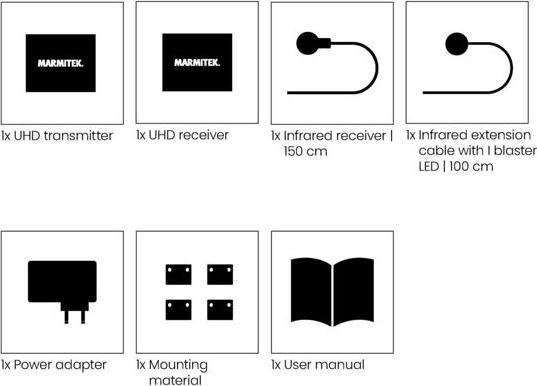 Image du produit Marmitek MEGAVIEW 241 UHD 2.0 HDMI Extender (6 m, HDCP 2.2.2)