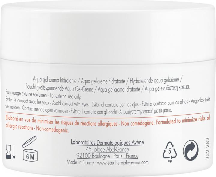 Actual product image Avène Hydrance Moisturising Aqua Gel Cream (50 ml, Face gel)
