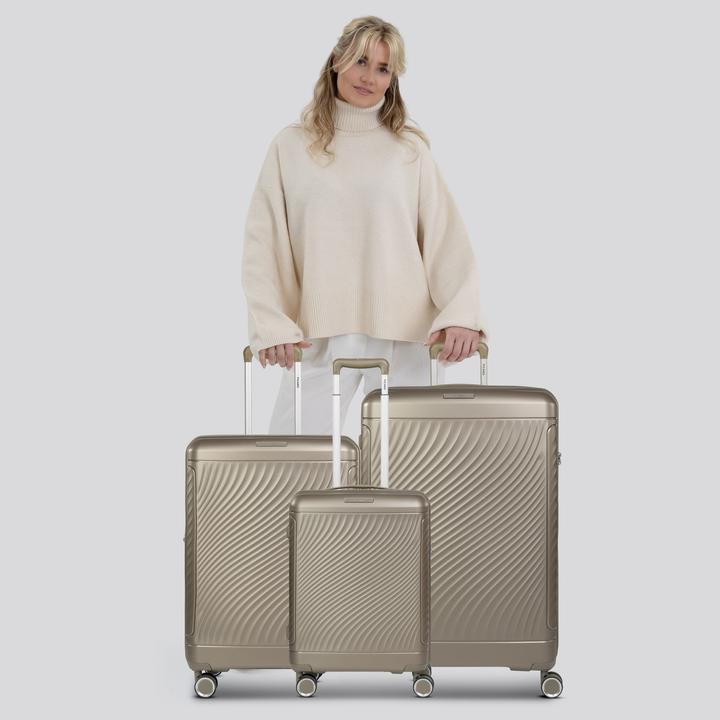 Actual product image Picard Vienna 4-wheel suitcase set 3-piece with stretch fold (195 l, XL (from 140l))
