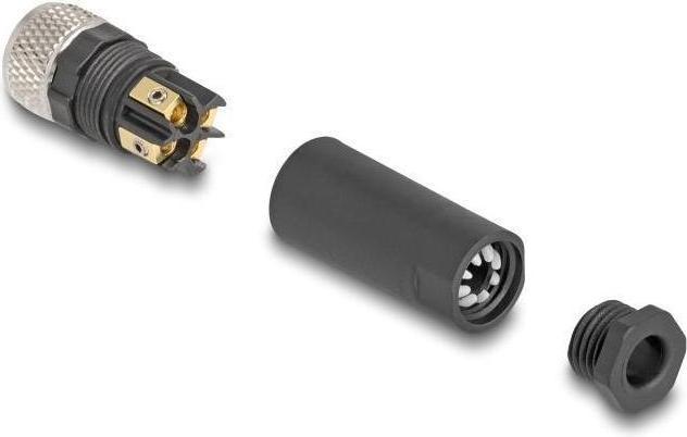 Produktbild Delock M8 Steckverbinder A-kodiert 4 Pin Buchse zur Montage