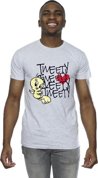 Immagine prodotto Looney Tunes Tweety Love Heart Maglietta Uomo (L)