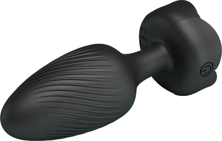 Image du produit Pretty Love - Osborn Anal Plug Mit LED Licht Schwarz 9,8 cm