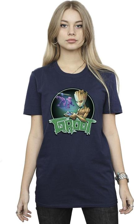 Immagine prodotto Guardians Of The Galaxy Groot Gaming Ring Maglietta Ampia Donna (XL)