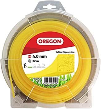 Actual product image Oregon Thread yellow square 4.0 mm x 32 m (Trimmer line + line spool)