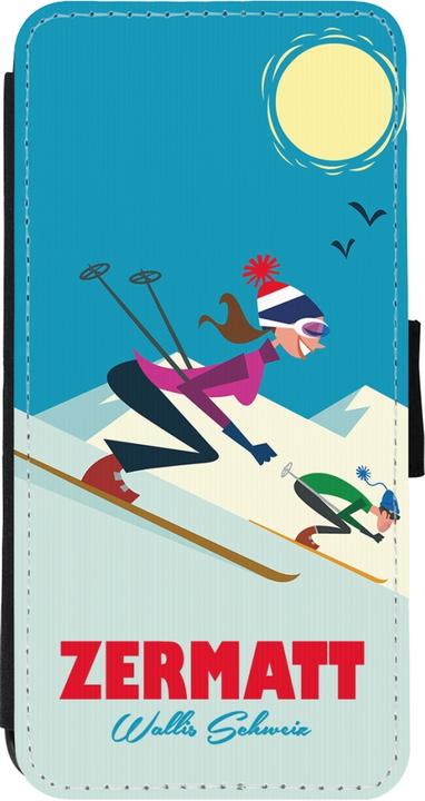 Actual product image PhoneLook Cover Wallet black Zermatt Ski Downhill (Apple iPhone 11)