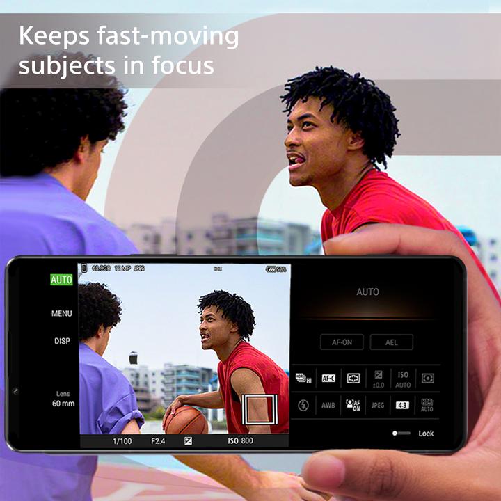 Produktbild Sony Xperia 5 IV (128 GB, Black, 6.10", SIM + eSIM, 12 Mpx, 5G)