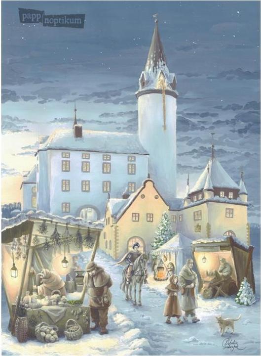 Produktbild Pappnoptikum 1080 - Rapunzel - Schloss Purschenstein (Mini-Adventskalender)