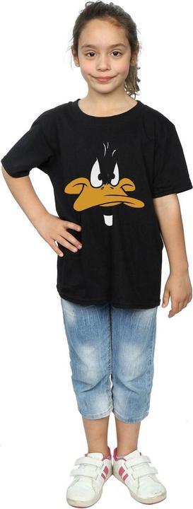 Immagine prodotto Looney Tunes Maglietta in cotone con la faccia di Daffy Duck delle ragazze (152, 158)