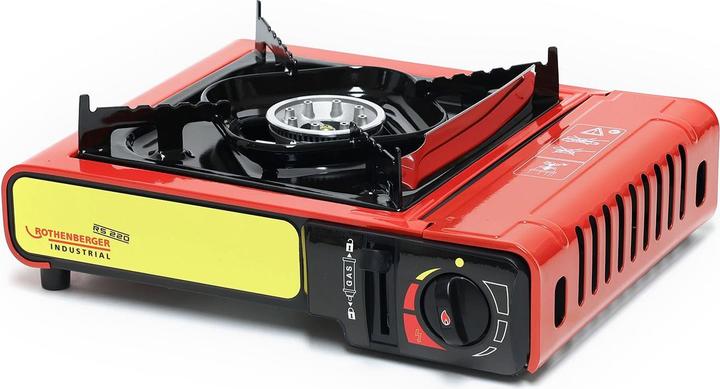 Produktbild Rothenberger Industrial Gas Camping Kocher Gourmet Piezo RS 220 1500003730 Edelstahl