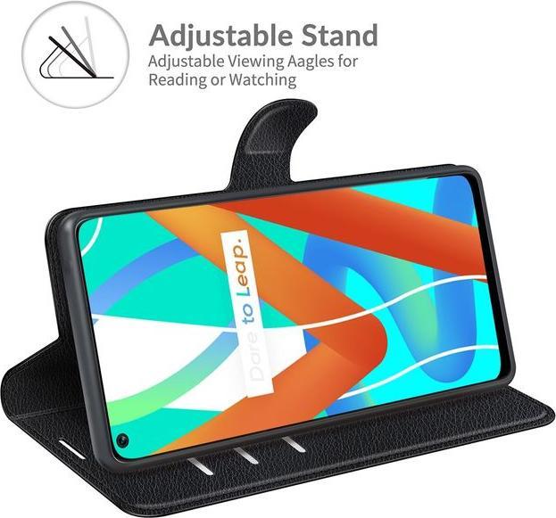 Productafbeelding MU Classic Litchi Leren Boekomslag Serie (Realme 8 5G)