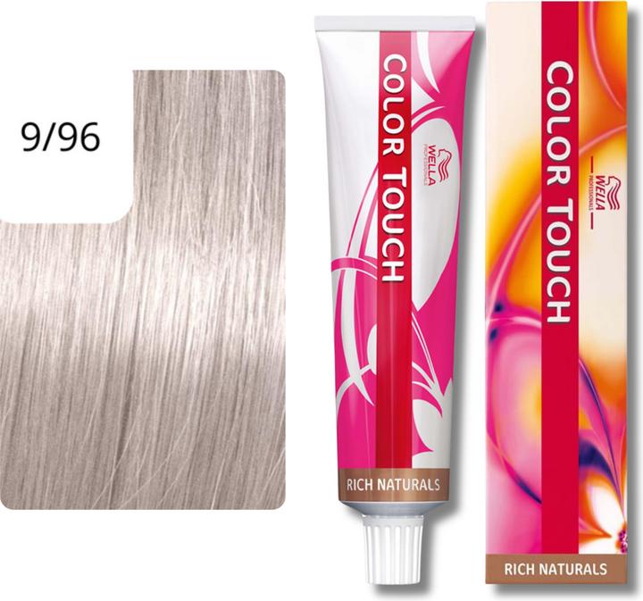Actual product image Wella Professionals Colour Touch (9/96 Light blonde Cendré-Violet)