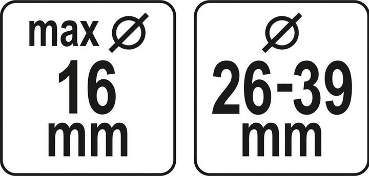 Immagine prodotto Yato Cuffia di aspirazione professionale universale per trapani fino a Ø 16 mm, adattatore 26 - 36 mm