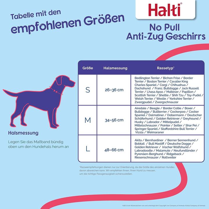 Produktbild Halti Anti Pull Hunde Brustgeschirr (M, Hund, Allgemein)