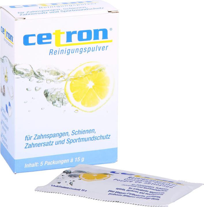 Image du produit Scheu-Dental cetron poudre nettoyante pour appareils orthodontiques, attelles, prothèses dentaires et