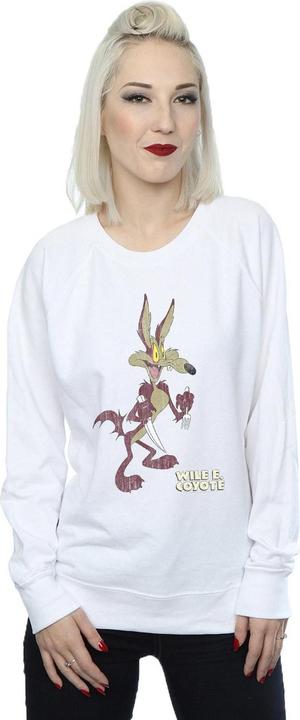 Immagine prodotto Looney Tunes Wile E Coyote Distressed Felpa Donna (L)