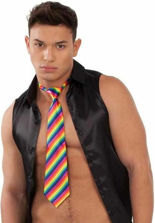 Produktbild My Other Me Krawatte Regenbogen (42 cm)