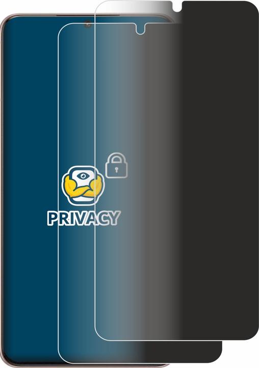 Productafbeelding BROTECT Anti-spionnetje privacyfolie Beschermfolie tegen blauw licht (2 Stuk, Samsung Galaxy S21+ 5G)