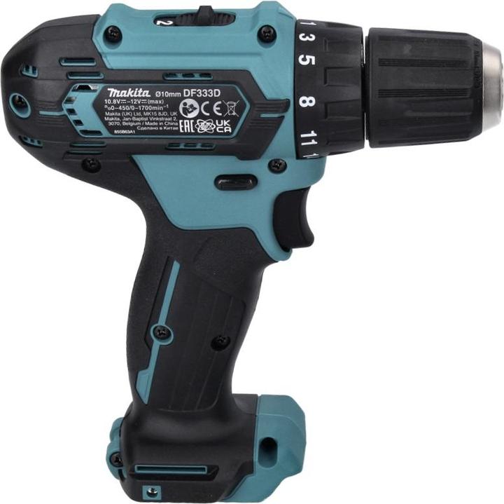 Image du produit Makita Perceuse-visseuse sans fil DF333DWAE 10,8V 2x2,0Ah (Fonctionnement sur batterie)