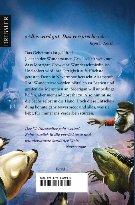 Image du produit Nevermoor 3. Leere Schatten (Allemand, Jessica Townsend, Jim Madsen, Franca Fritz, Heinrich Koop, 2022)