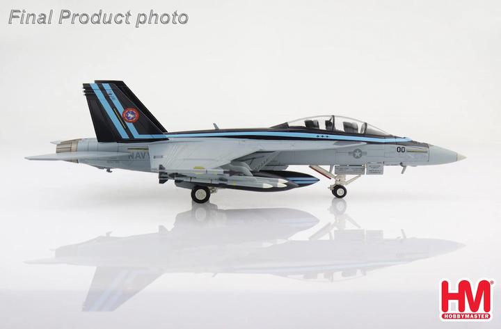 Produktbild Hobby Master F/A-18F DOPPELSITZER Super Hornet Top Gun Sonderlackierung 50th Jubiläum, Metallmodell 1:72 Hobby Ma