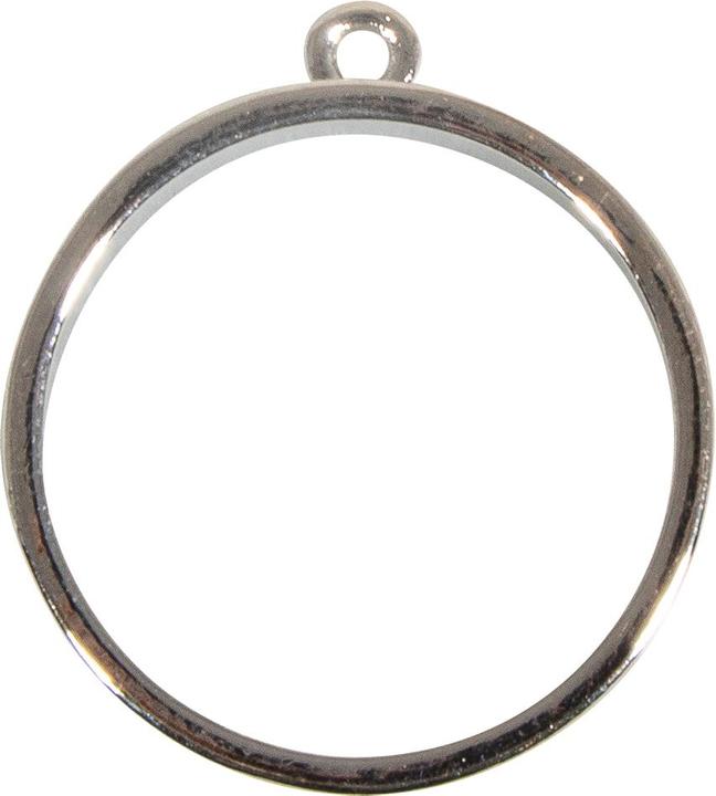 Immagine prodotto Rayher Incastonatura del metallo: ciondolo rotondo, argento 30 mm (Metallo)