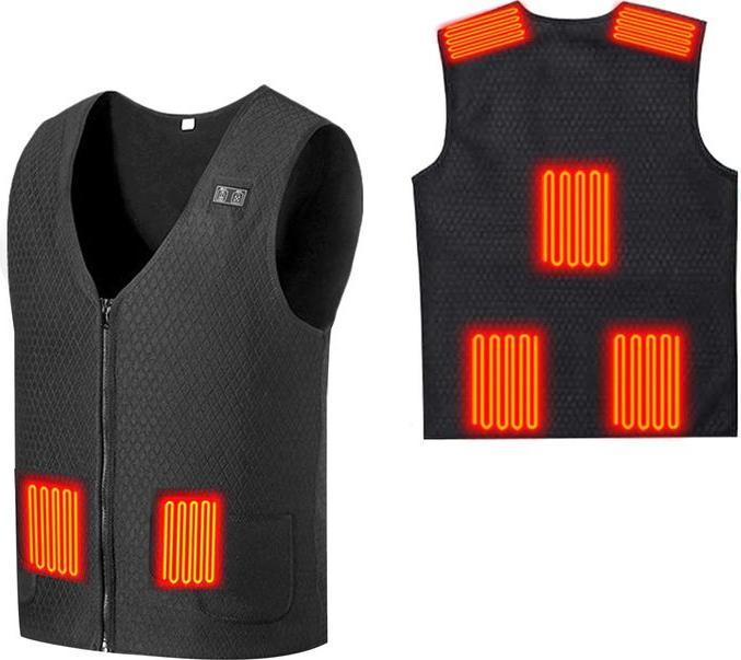 Immagine prodotto Hermex XXS gilet riscaldato gilet elettrico riscaldato gilet termico unisex 7 zone (XXS)