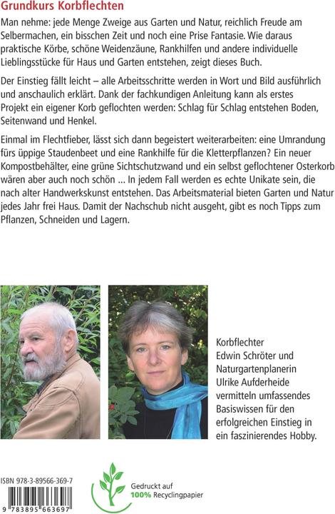 Immagine prodotto Workshop Korbflechten (Tedesco, Ulrike Aufderheide, Edwin Schröter, 2017)
