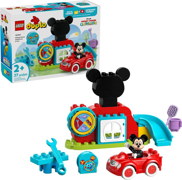 Actual product image LEGO Mickys Clubhaus und Auto (10454)