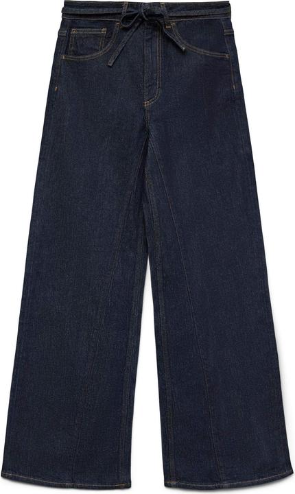 Vero Moda AWMADDIE Hohe Taille Weiter Beinschnitt Jeans Weit geschnitten (31)