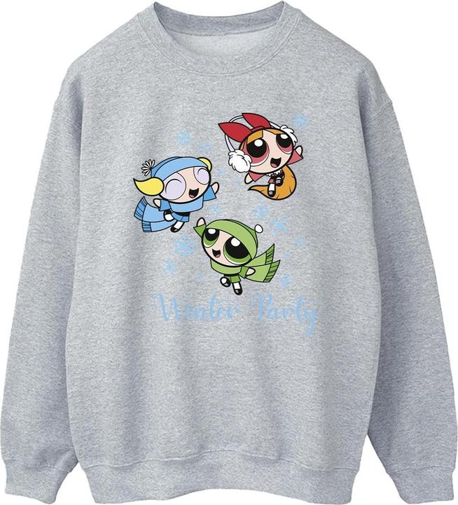 The Powerpuff Girls Girls Winter Party Sweatshirt