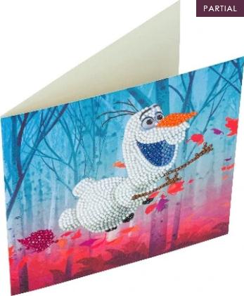 Immagine prodotto Craft Buddy Olaf galleggiante, 18x18cm carta d'arte in cristallo