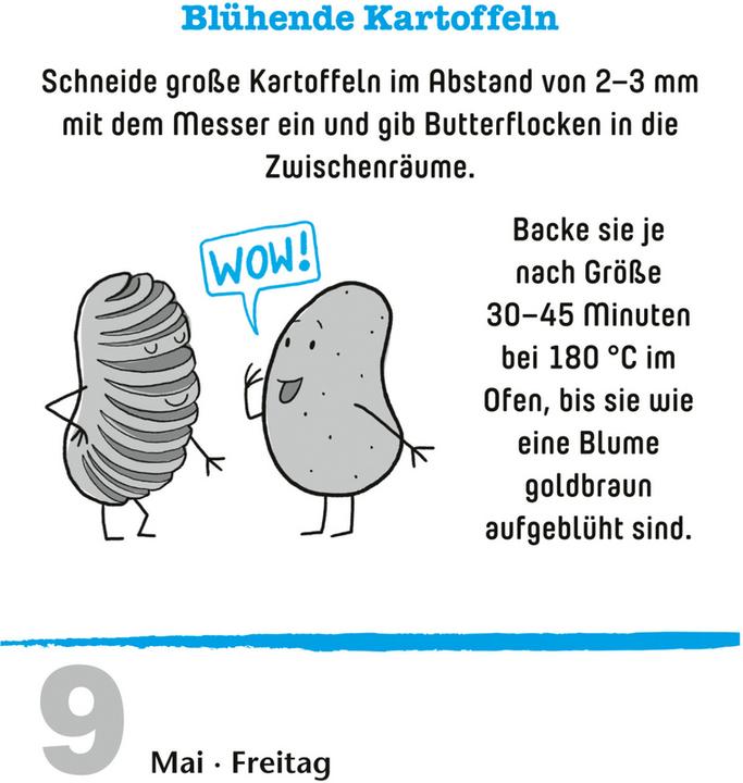 Actual product image Harenberg Lifehacks daily tear-off calendar 2025 - The most helpful calendar of all time (11 x 14 cm, German)