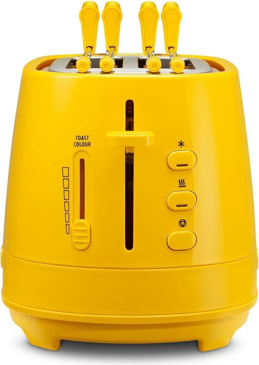 Actual product image De'Longhi CTLAP2203 Toaster, Yellow