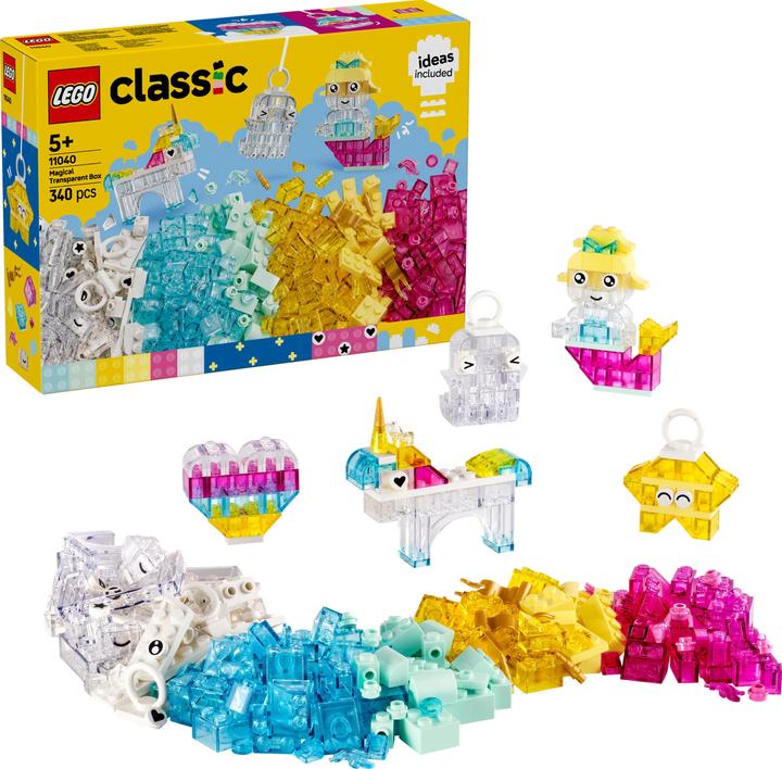 Produktbild LEGO Zauberbox mit durchsichtigen Steinen (11040, LEGO Classic)
