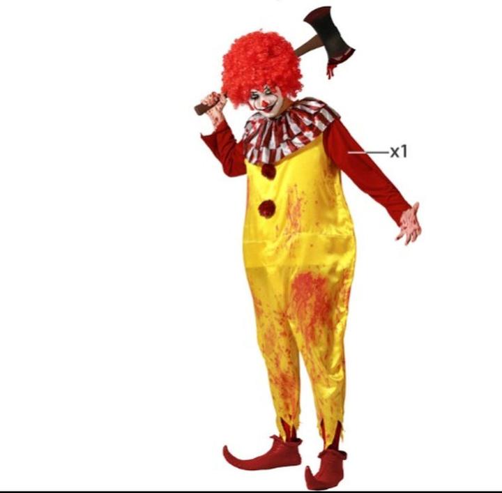 Produktbild Carnival Toys Verkleidung Clown Halloween (M/L)