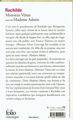 Produktbild Monsieur Vénus. Suivi de Madame Adonis (Französisch, Rachilde, 2024)
