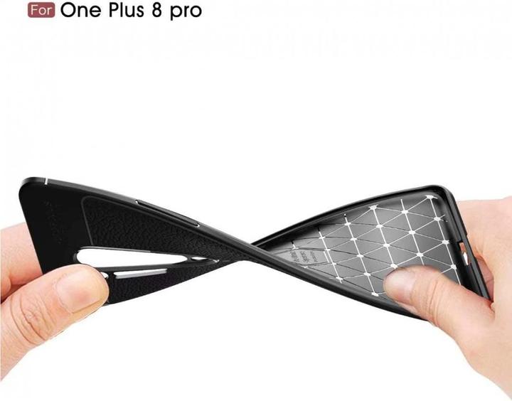 Actual product image Screenguard OnePlus 8 Pro Sleeve Leather Design TPU Cover (OnePlus 8 Pro)