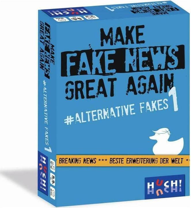 Actual product image 882165 - Alternative Fakes 1: Make Fake News Great Again, 4+ players, ages 16+ (DE extension) (German)