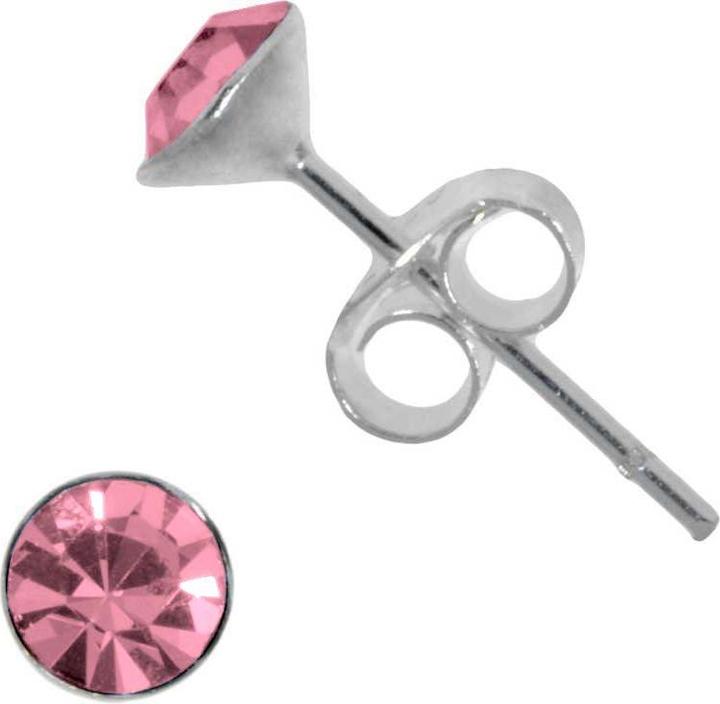 Bijouteria Ohrstecker (Silber 925, Kristall)