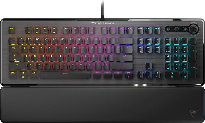 Image du produit Turtle Beach - Clavier de jeu mécanique RGB Filaire Vulcan II Noir - Disposition Qwerty US (US, Filaire)