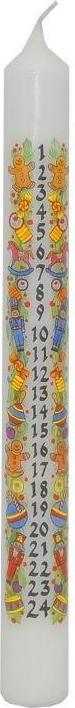Actual product image Knox Advent calendar candle 1-24