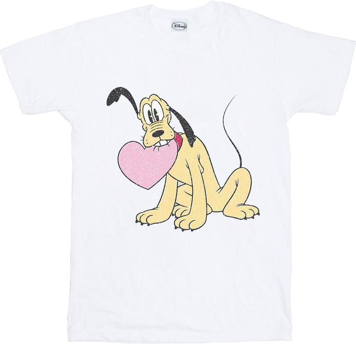 Actual product image Disney Mens Pluto Love Heart T-Shirt (XXL)