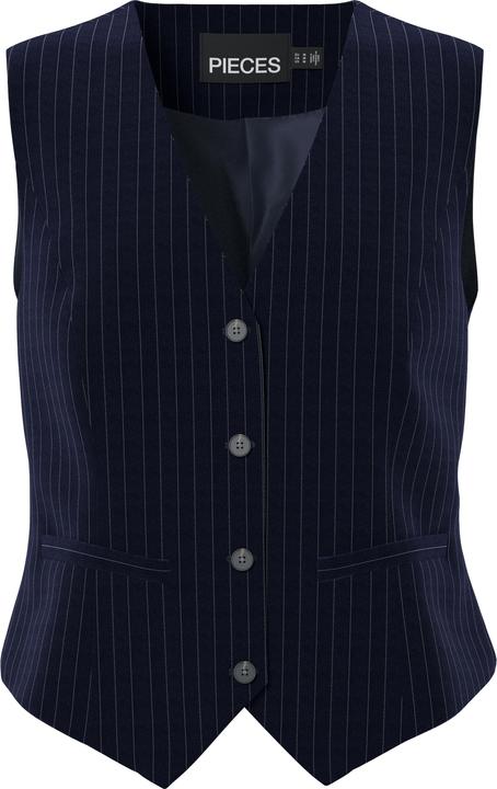 Pieces Pcbozzy Vest Noos Pinstripe Exp Bc