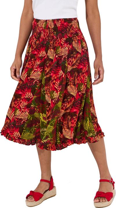 Image du produit Joe Browns Palm Print Godet Skater Skirt (40)