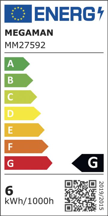 Label énergétique Megaman Réflecteur chaud LED GX53 dimmable (GX53, 6 W, 480 lm, 1 x, G)