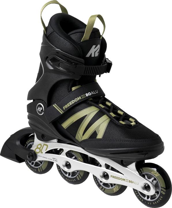 Actual product image K2 Freedom III 80 Alu Man inline skate (44.0 (US=10.5), design) (45.5)