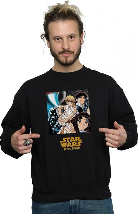 Produktbild Star Wars Anime Poster Sweatshirt (XXL)