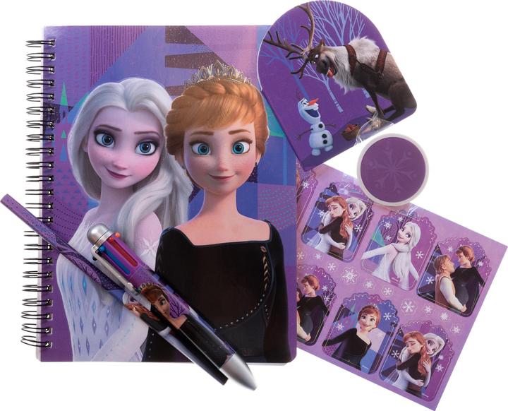 Actual product image Disney Frozen - Writing set A5 (119406128) (A5, Lined, Soft cover)